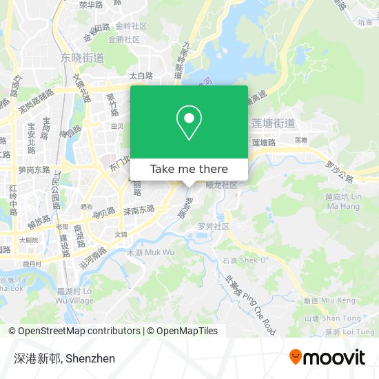 深港新邨 map
