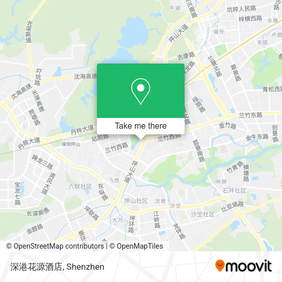 深港花源酒店 map