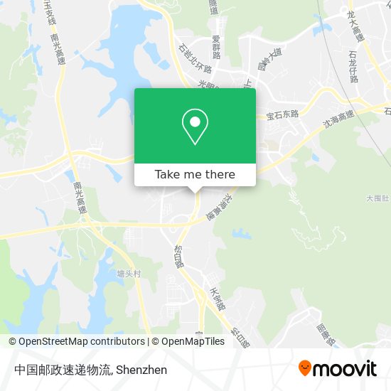 中国邮政速递物流 map