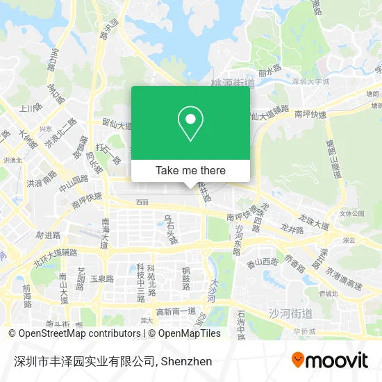 深圳市丰泽园实业有限公司 map