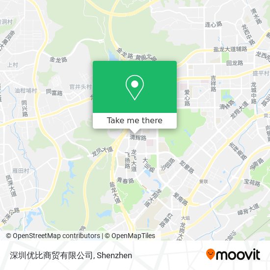 深圳优比商贸有限公司 map
