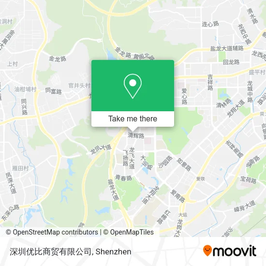 深圳优比商贸有限公司 map