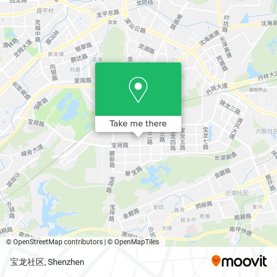 宝龙社区 map