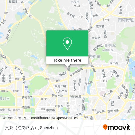 贡茶（红岗路店） map