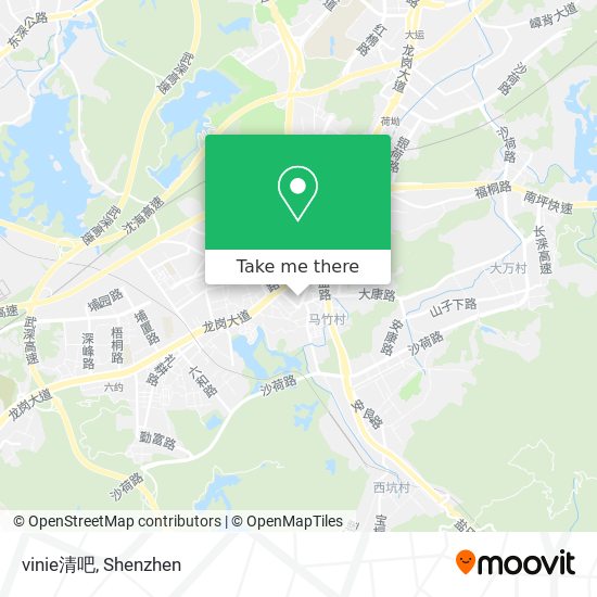 vinie清吧 map