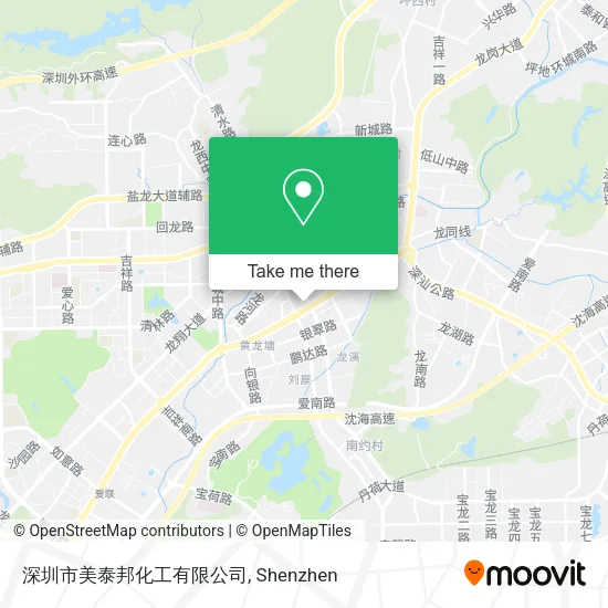 深圳市美泰邦化工有限公司 map