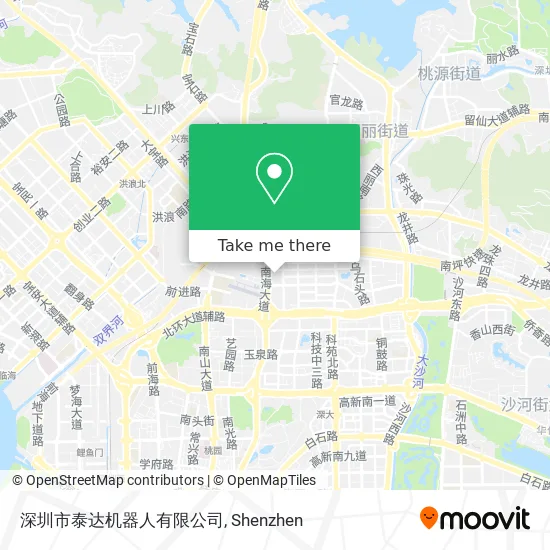 深圳市泰达机器人有限公司 map