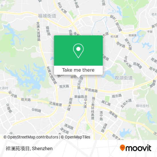 祥澜苑项目 map
