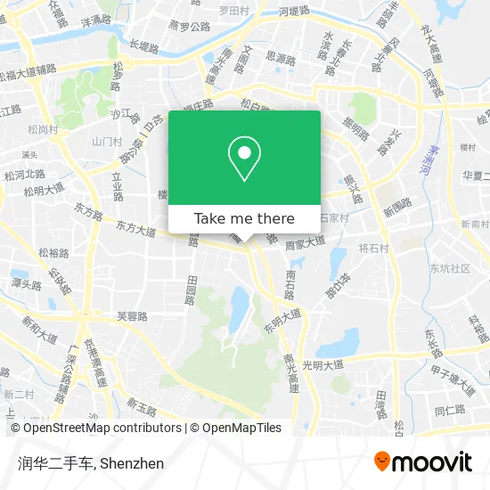 润华二手车 map