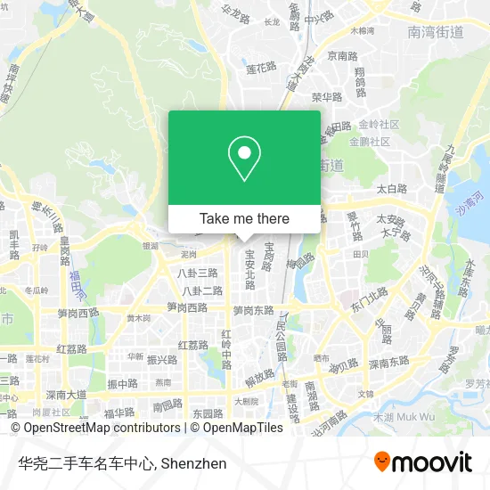 华尧二手车名车中心 map