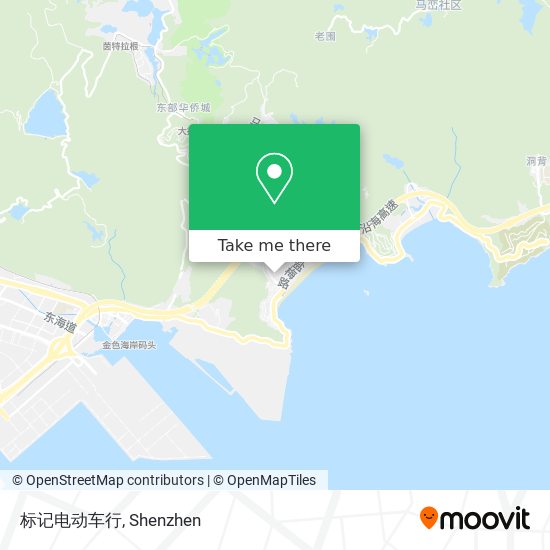 标记电动车行 map