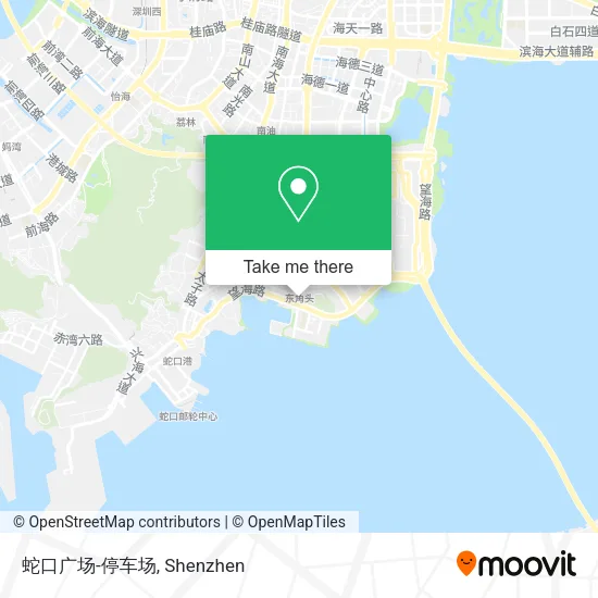 蛇口广场-停车场 map