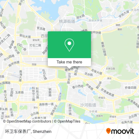 环卫车保养厂 map