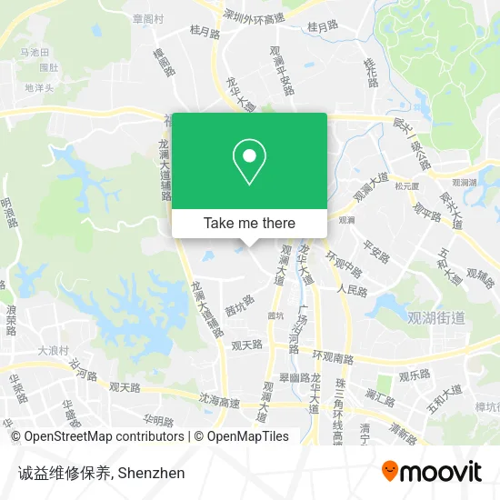 诚益维修保养 map