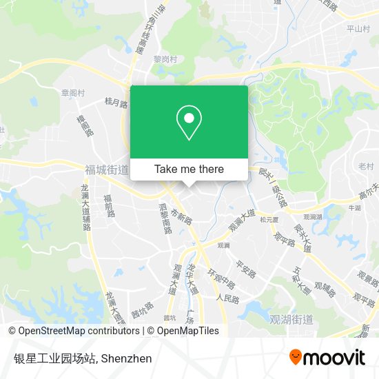 银星工业园场站 map