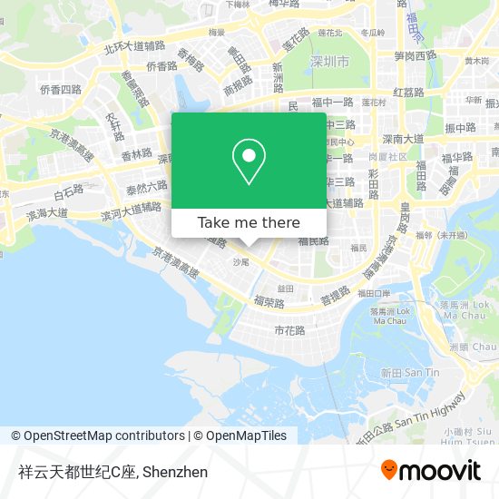 祥云天都世纪C座 map