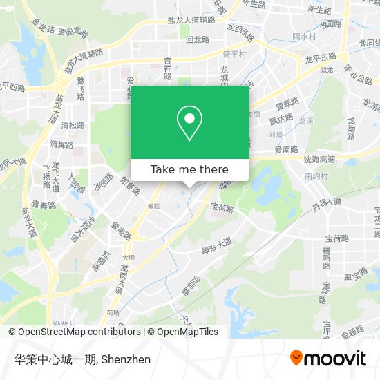 华策中心城一期 map