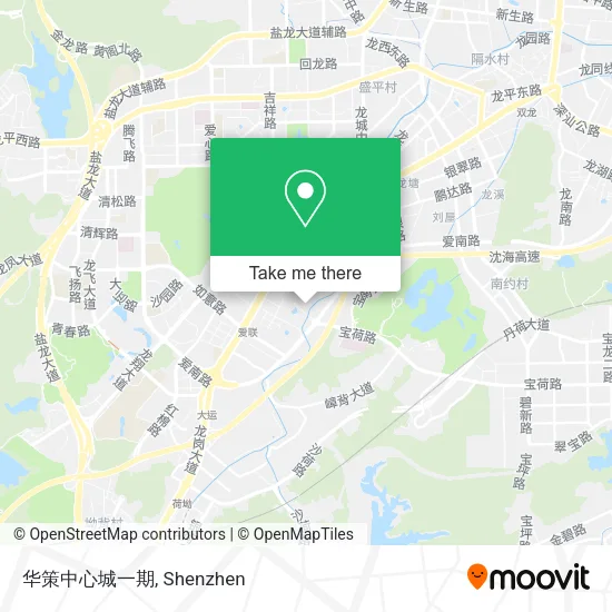 华策中心城一期 map