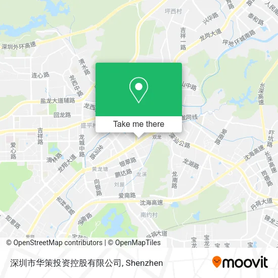 深圳市华策投资控股有限公司 map