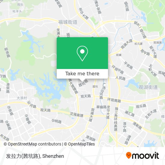发拉力(茜坑路) map