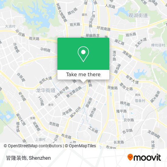 皆隆装饰 map