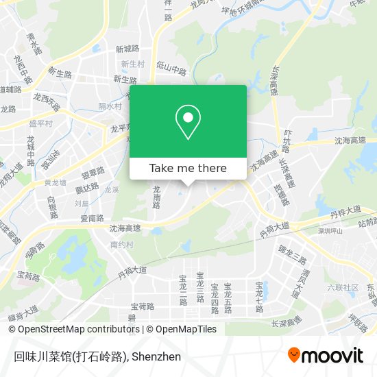 回味川菜馆(打石岭路) map