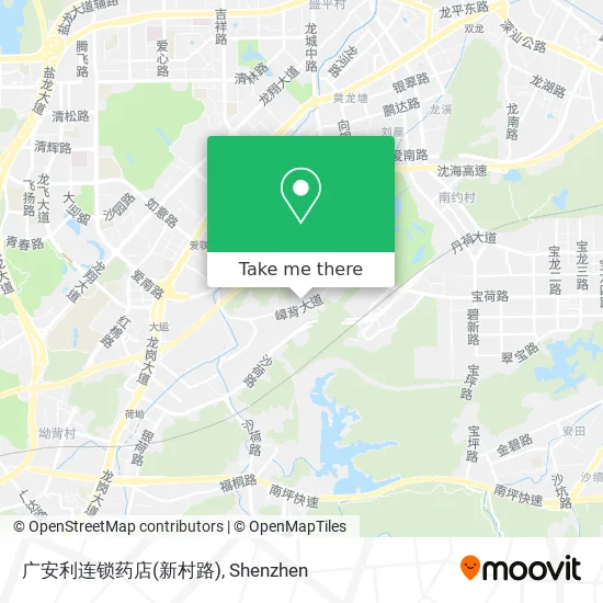 广安利连锁药店(新村路) map