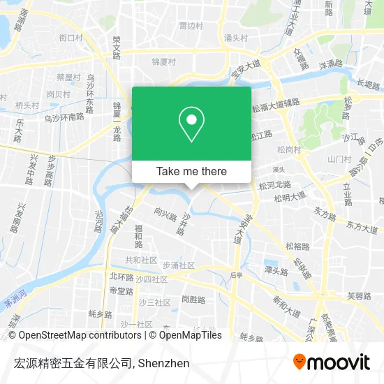 宏源精密五金有限公司 map