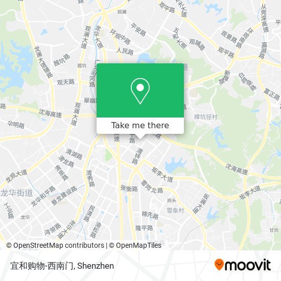 宜和购物-西南门 map