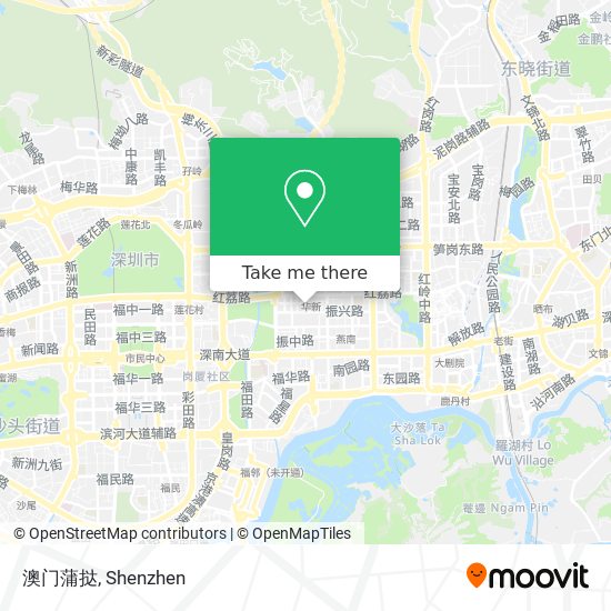 澳门蒲挞 map
