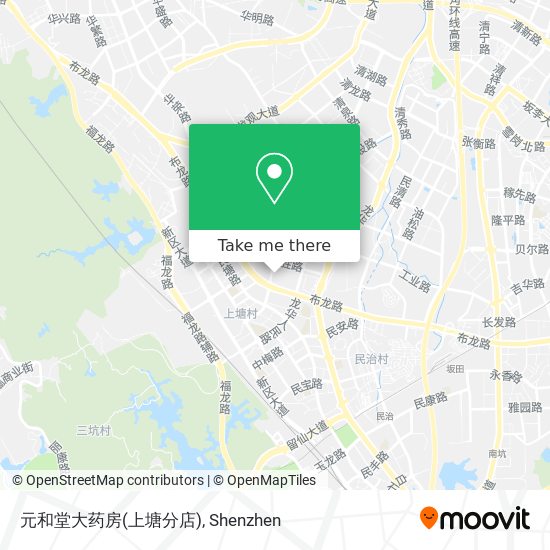 元和堂大药房(上塘分店) map