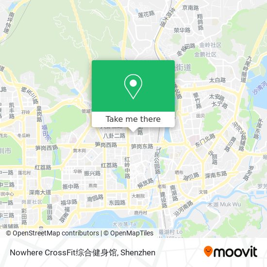 Nowhere CrossFit综合健身馆 map