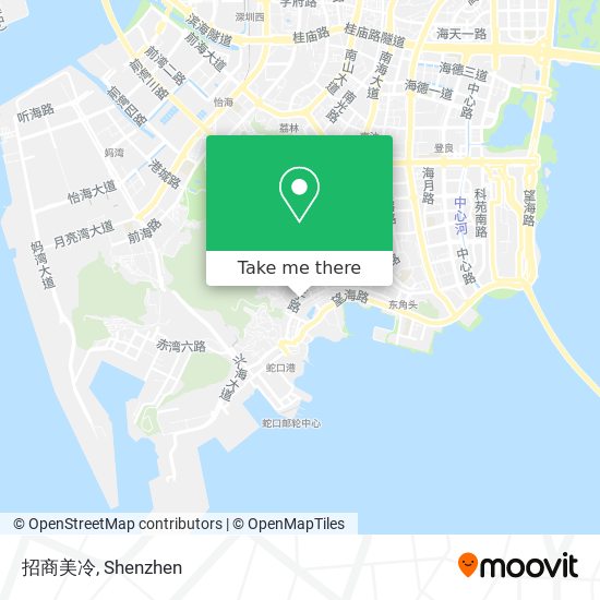 招商美冷 map