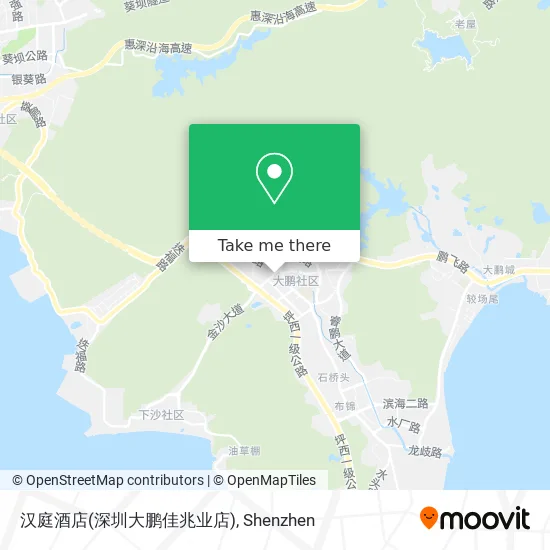 汉庭酒店(深圳大鹏佳兆业店) map