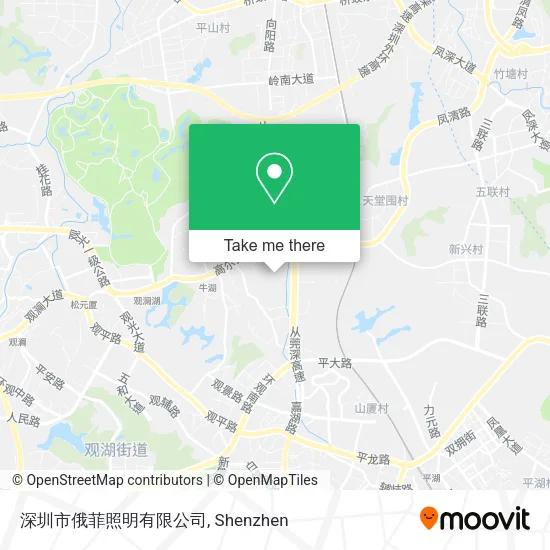 深圳市俄菲照明有限公司 map