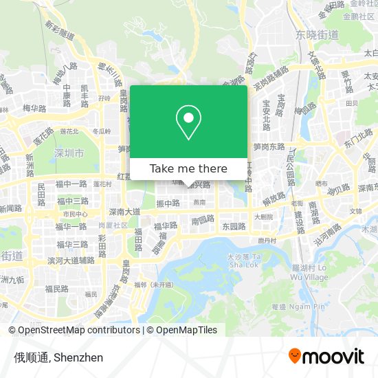 俄顺通 map