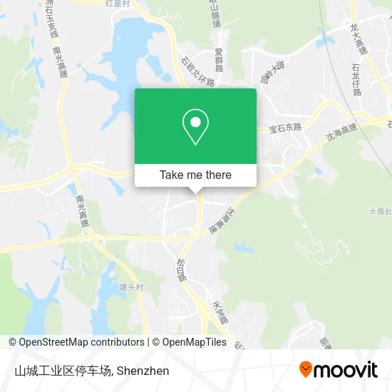 山城工业区停车场 map