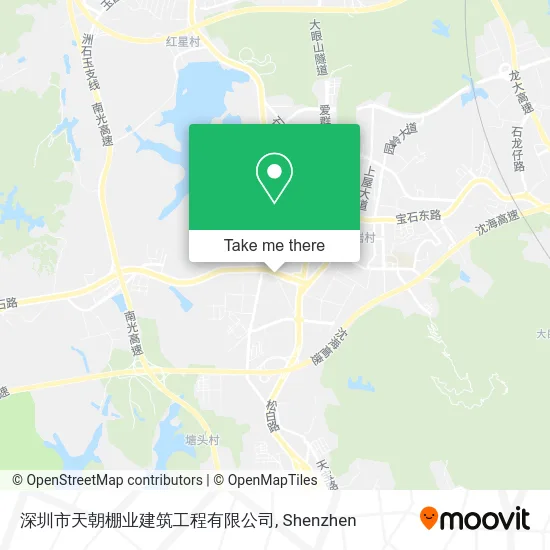 深圳市天朝棚业建筑工程有限公司 map