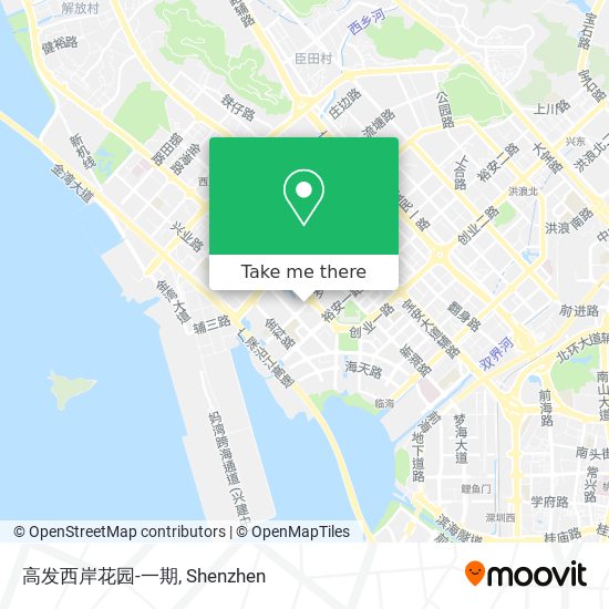 高发西岸花园-一期 map