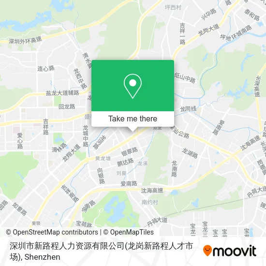 深圳市新路程人力资源有限公司(龙岗新路程人才市场) map