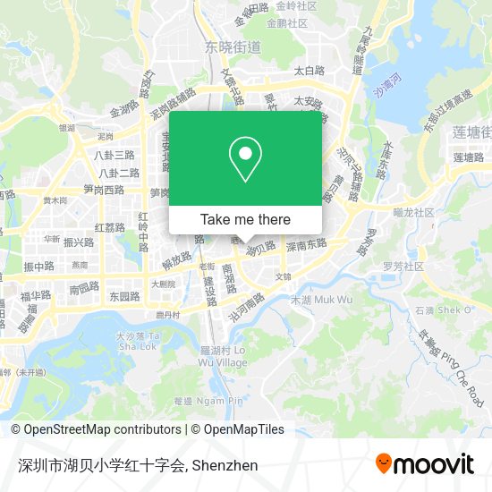 深圳市湖贝小学红十字会 map