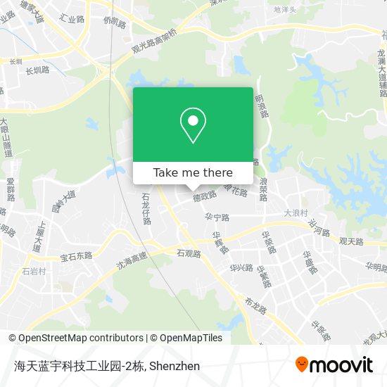 海天蓝宇科技工业园-2栋 map