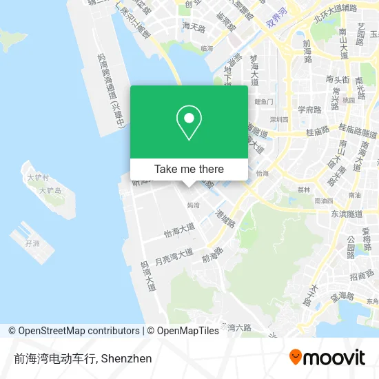 前海湾电动车行 map