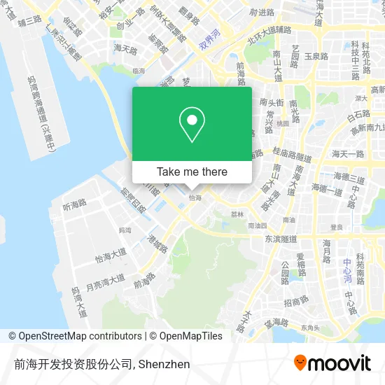 前海开发投资股份公司 map