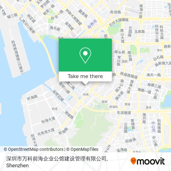 深圳市万科前海企业公馆建设管理有限公司 map