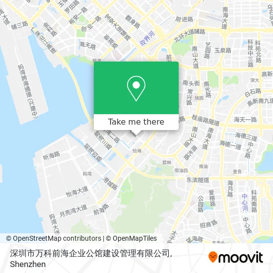 深圳市万科前海企业公馆建设管理有限公司 map