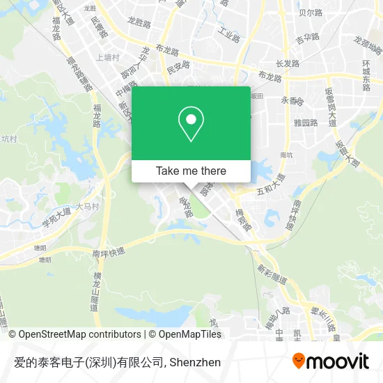 爱的泰客电子(深圳)有限公司 map