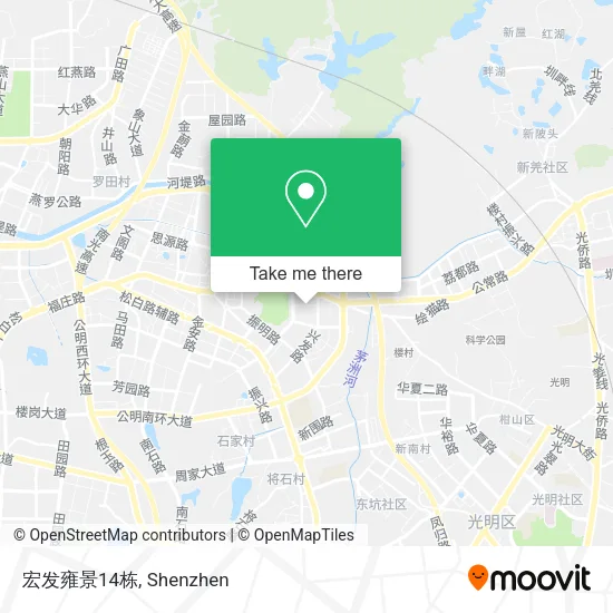 宏发雍景14栋 map