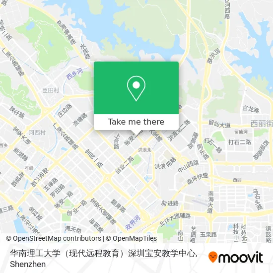 华南理工大学（现代远程教育）深圳宝安教学中心 map