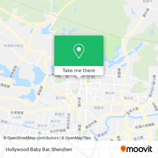Hollywood Baby Bar map